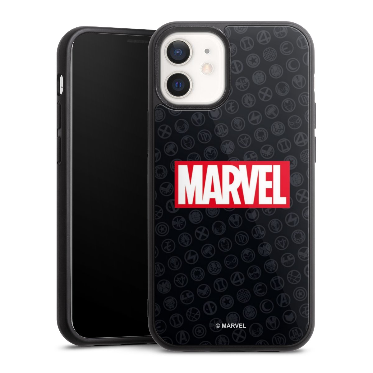 Marvel Logo Black Red 