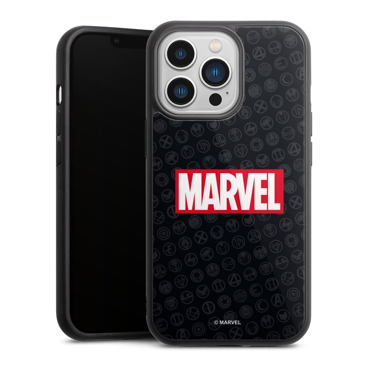 Marvel Logo Black Red 