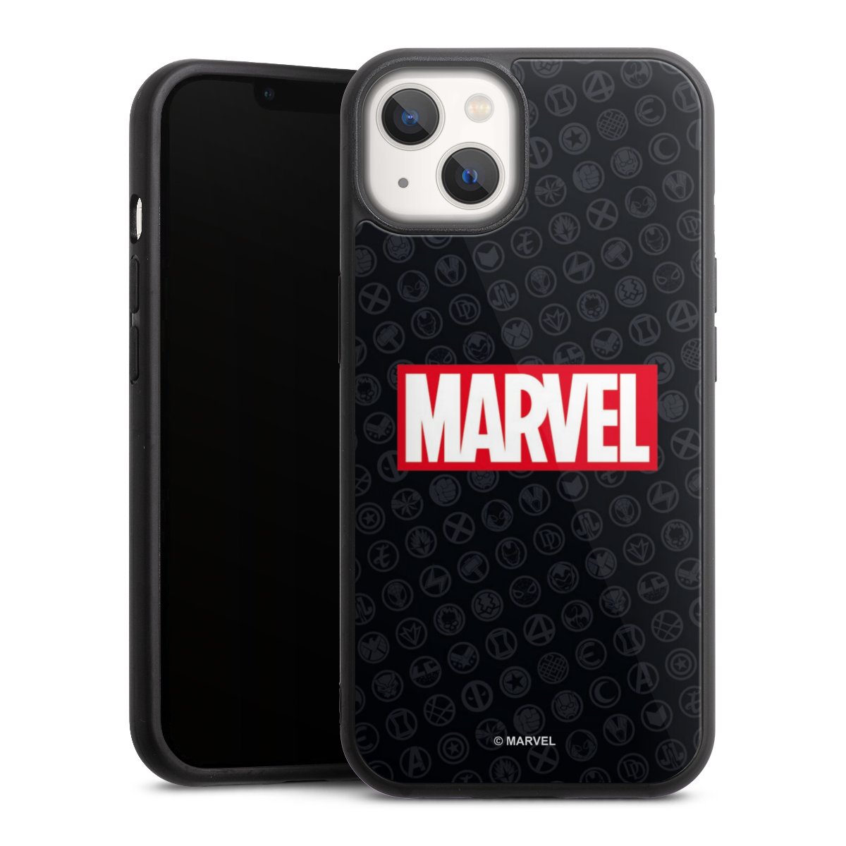 Marvel Logo Black Red 