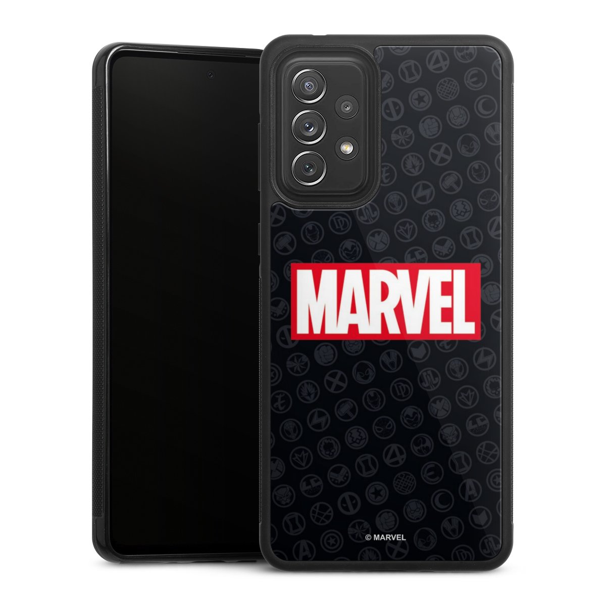 Marvel Logo Black Red 