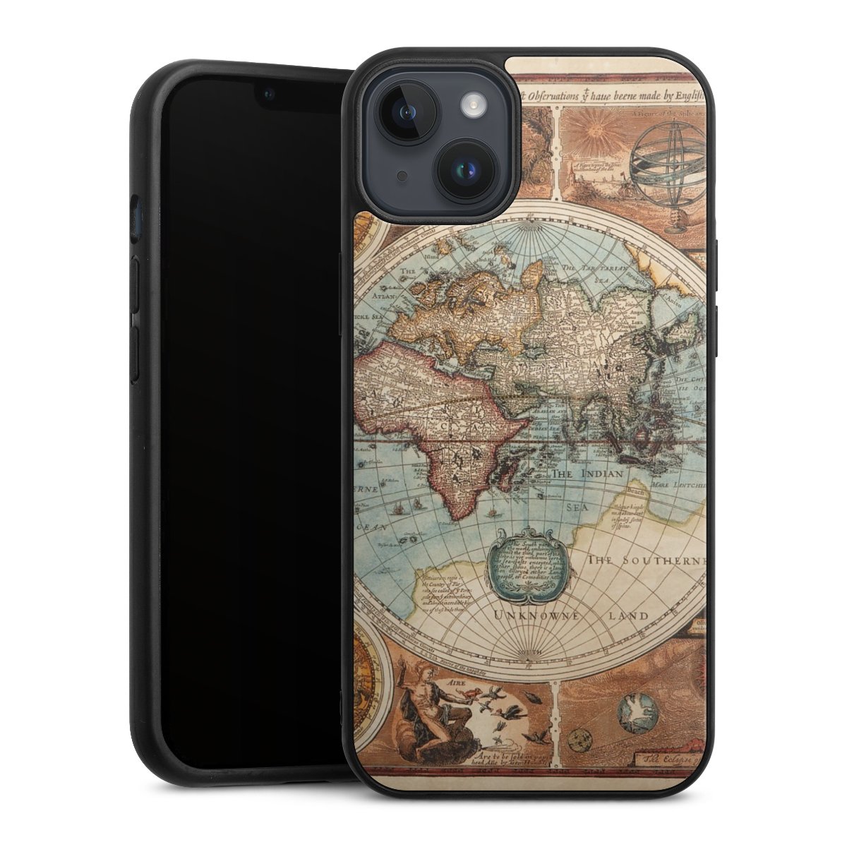 Mappa del mondo vintage