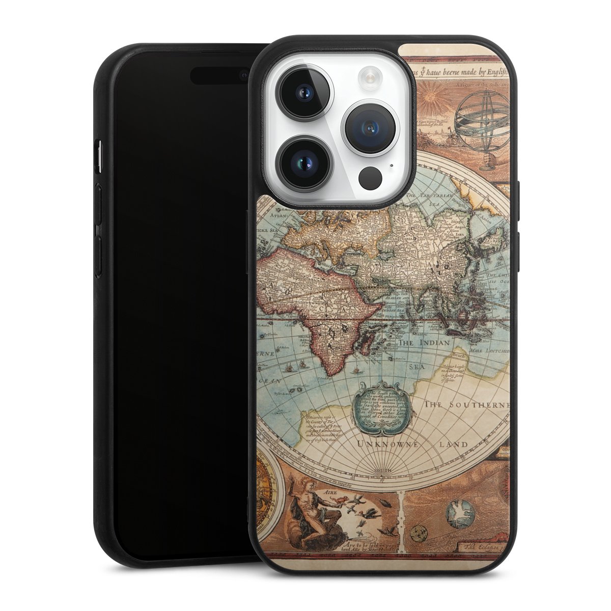 Mappa del mondo vintage