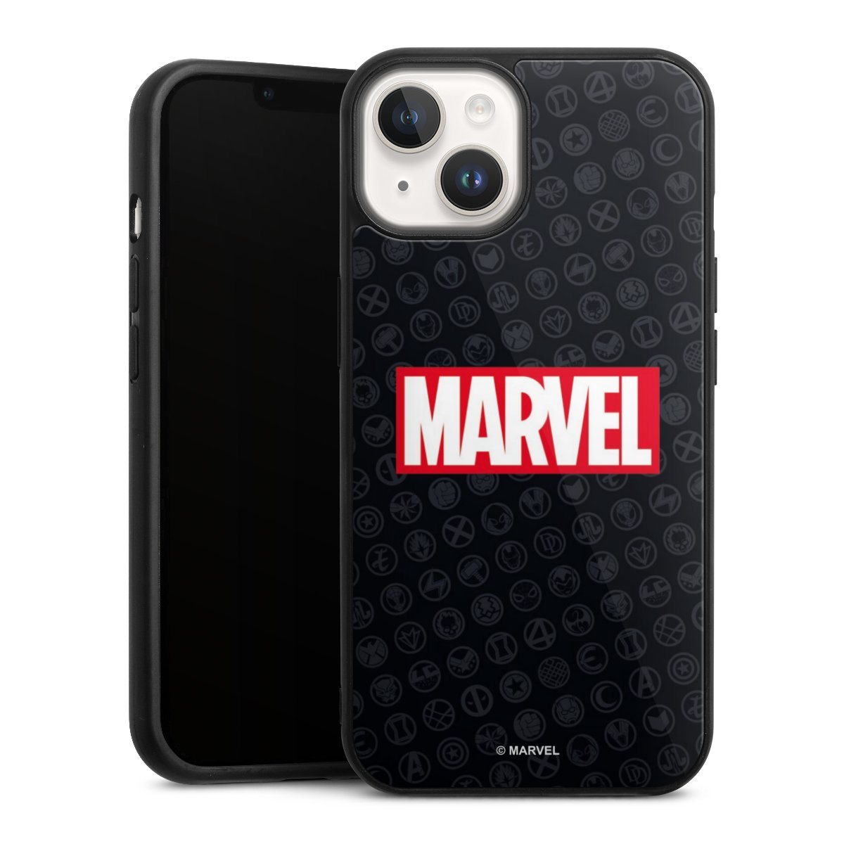 Marvel Logo Black Red 