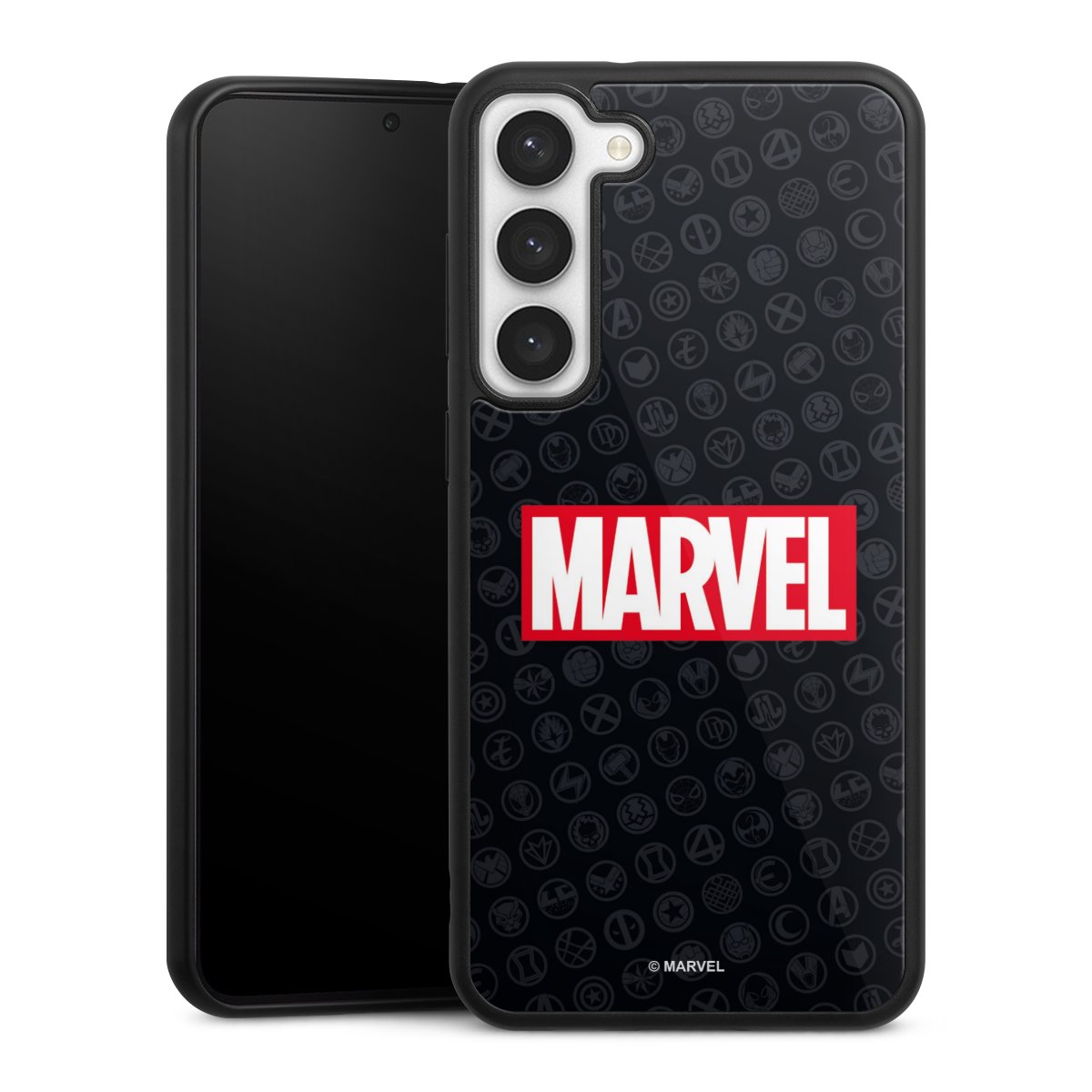 Marvel Logo Black Red 