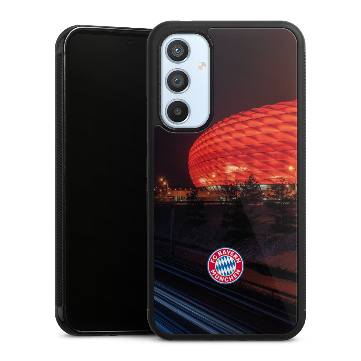 Allianz Arena bei Nacht FCB