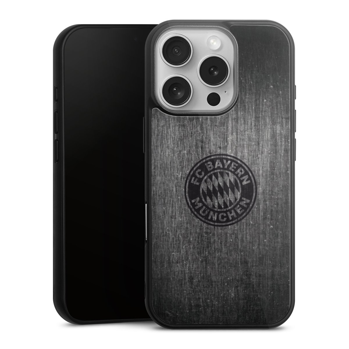 Metalllook FCB Logo einfarbig