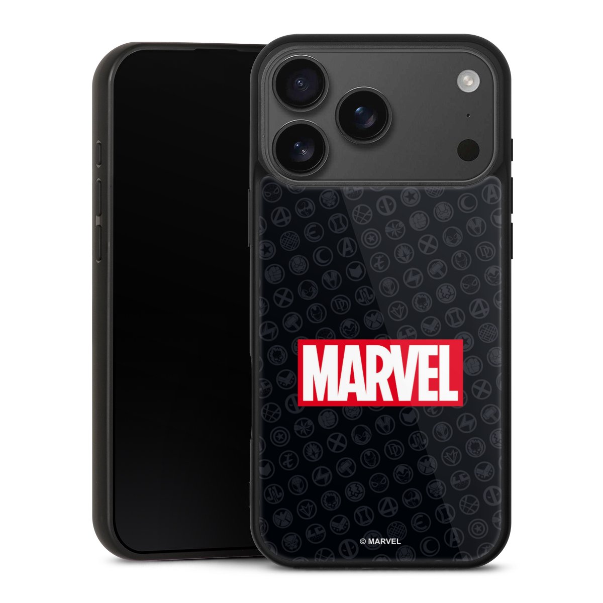 Marvel Logo Zwart Rood