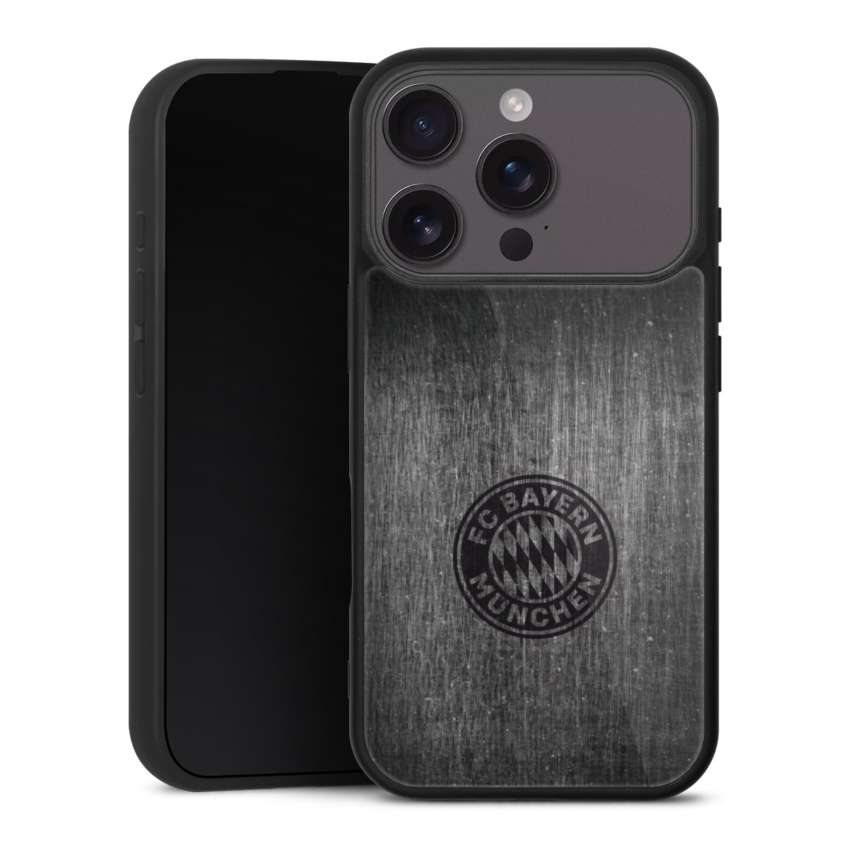 Metalllook FCB Logo einfarbig