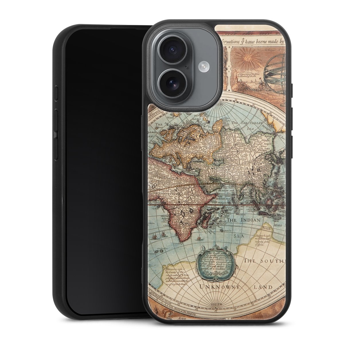 Mappa del mondo vintage