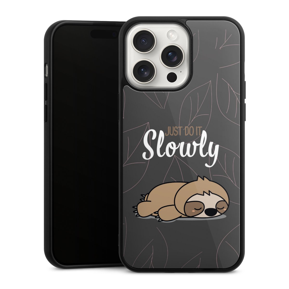 Just Do It Slowly Sloth Grey