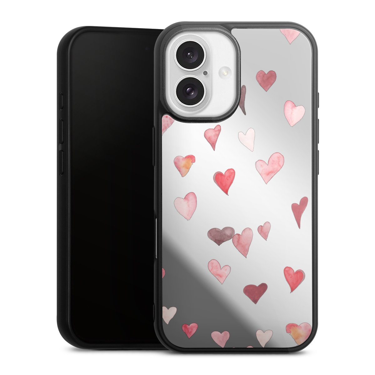 Valentinsherzen fallend