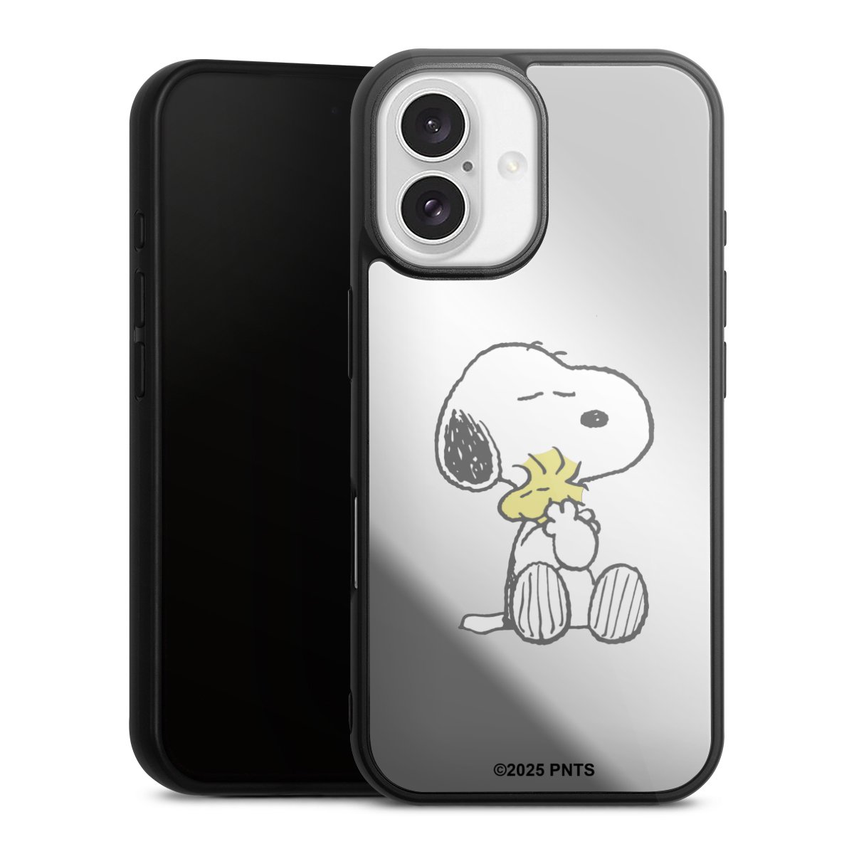 Snoopy And Woodstock Cuddling transparent