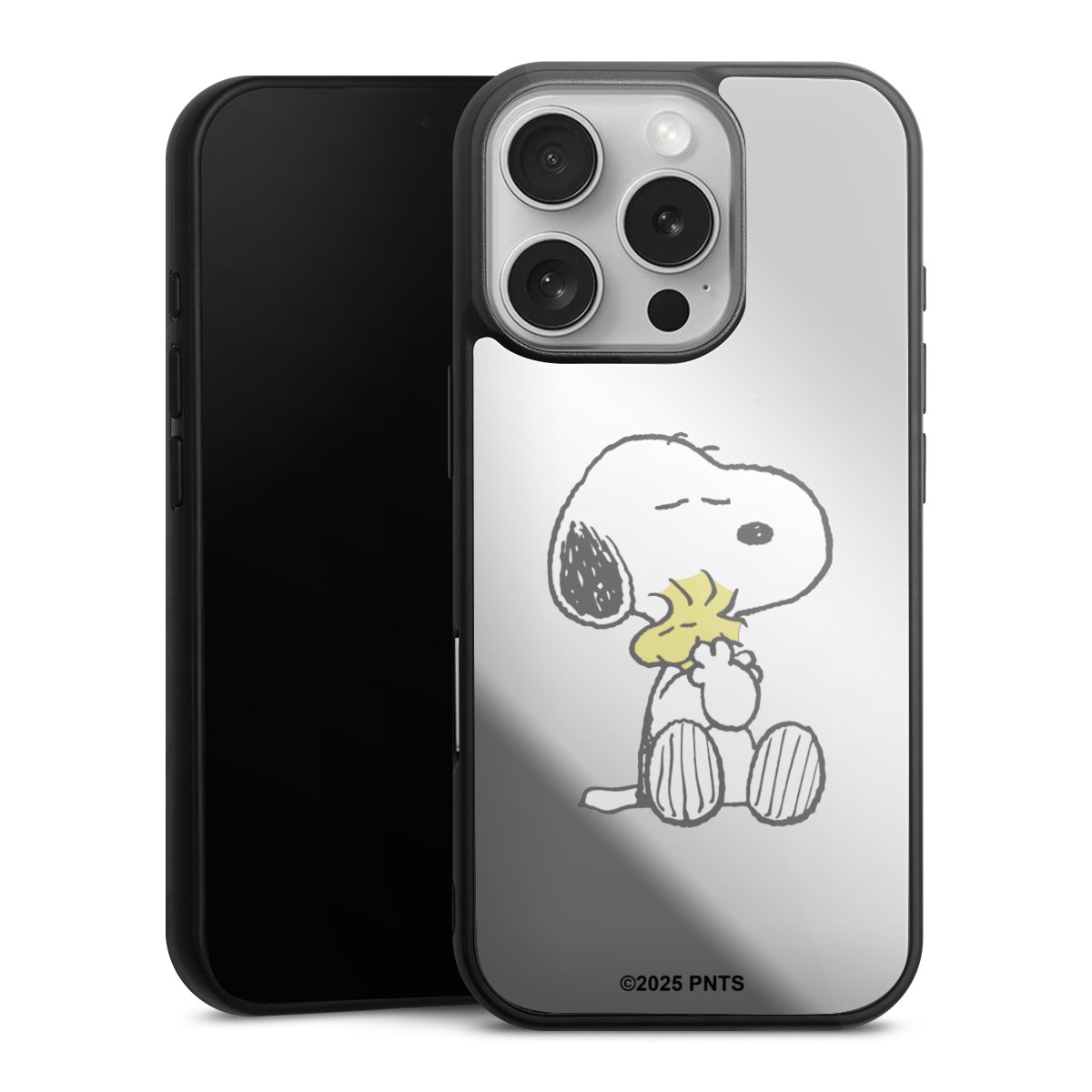 Snoopy And Woodstock Cuddling transparent