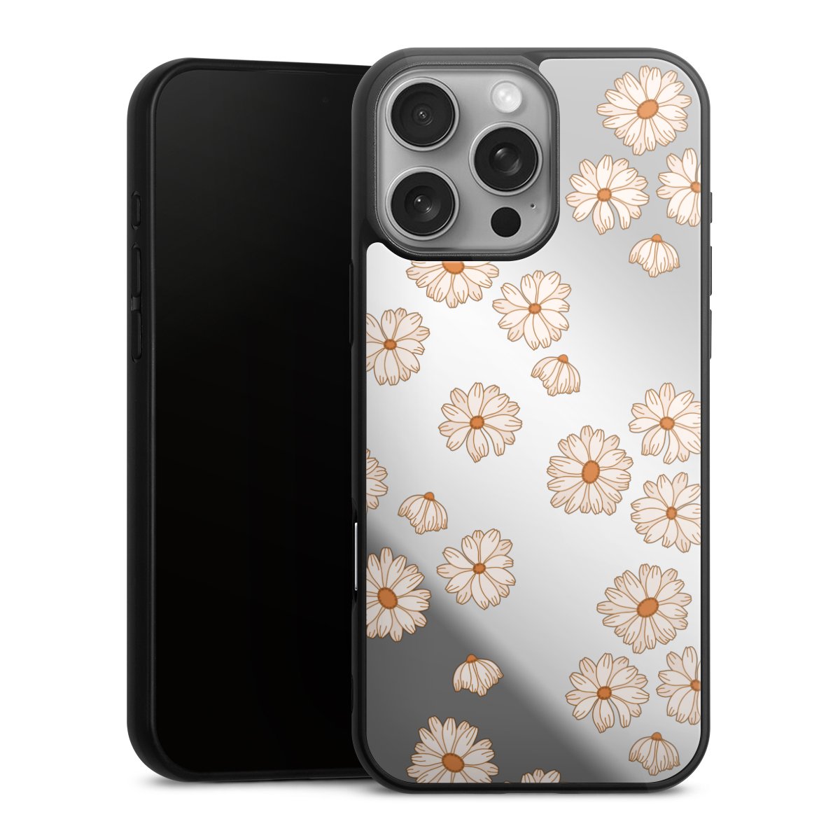 Fond Flower Power blanc