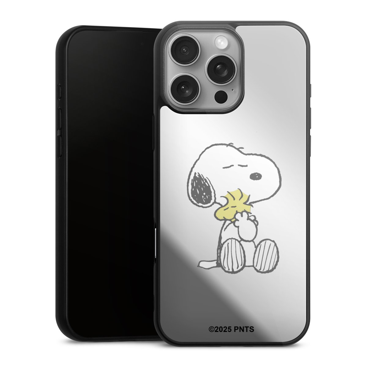 Snoopy And Woodstock Cuddling transparent