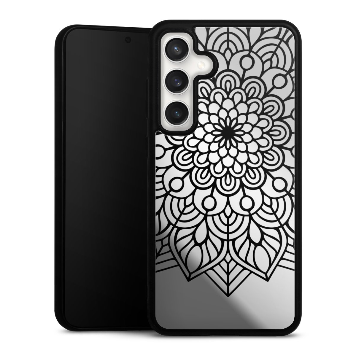 Mandala Indien Noir sans Fond