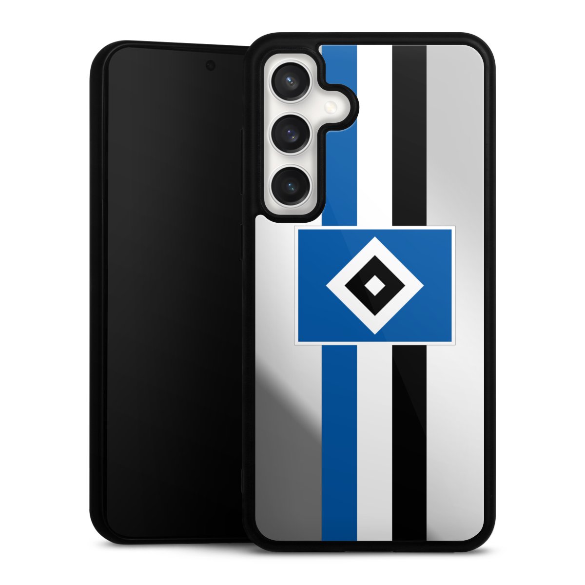 HSV Streifen - Blau-Weiß-Schwarz - ohne Hintergrund
