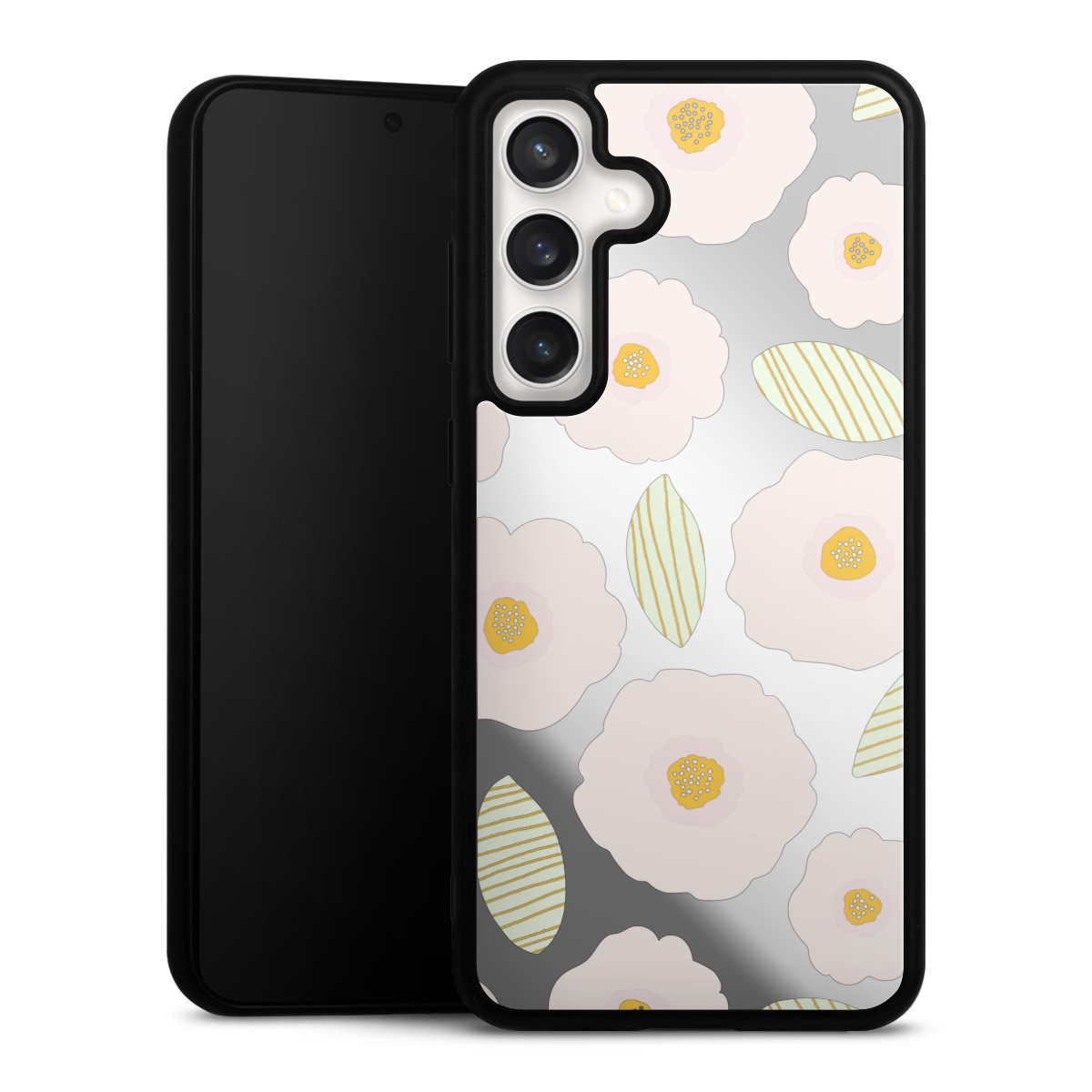 Simple Pastell Flowers Light Transparent