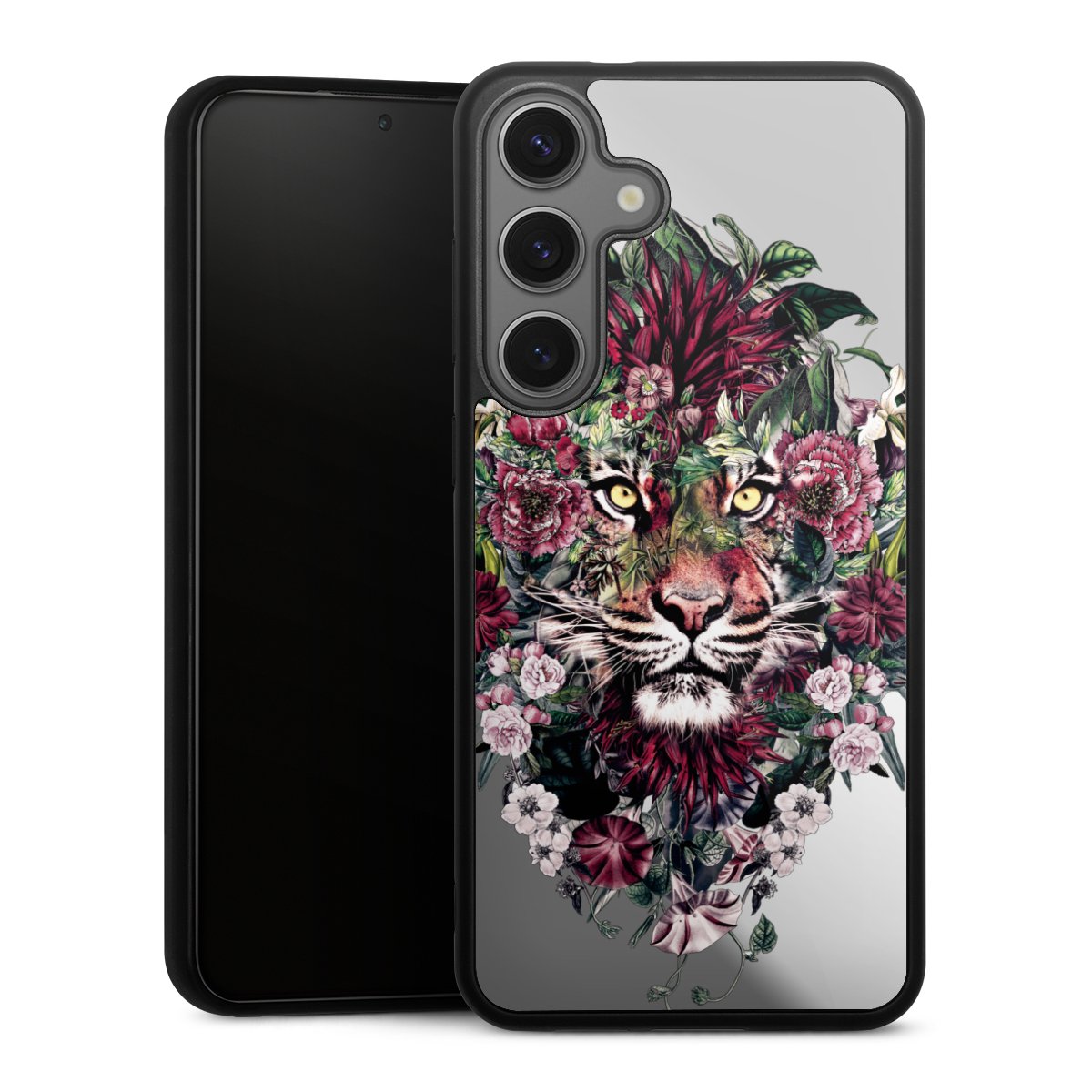 Floral Tiger zonder Achtergrond