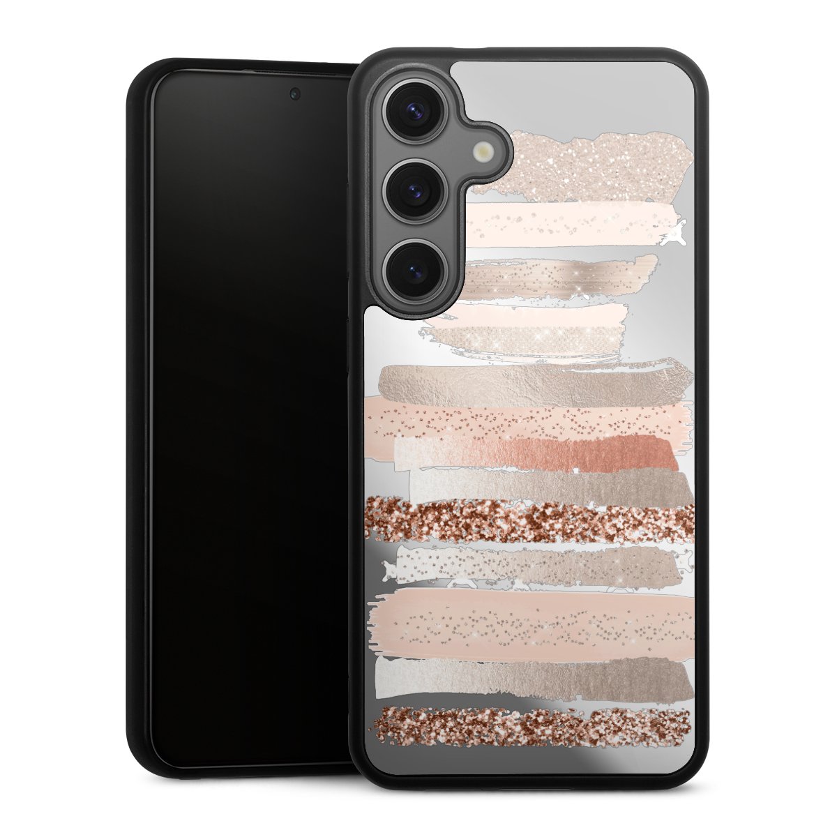 Stripes Glitterlook Roze