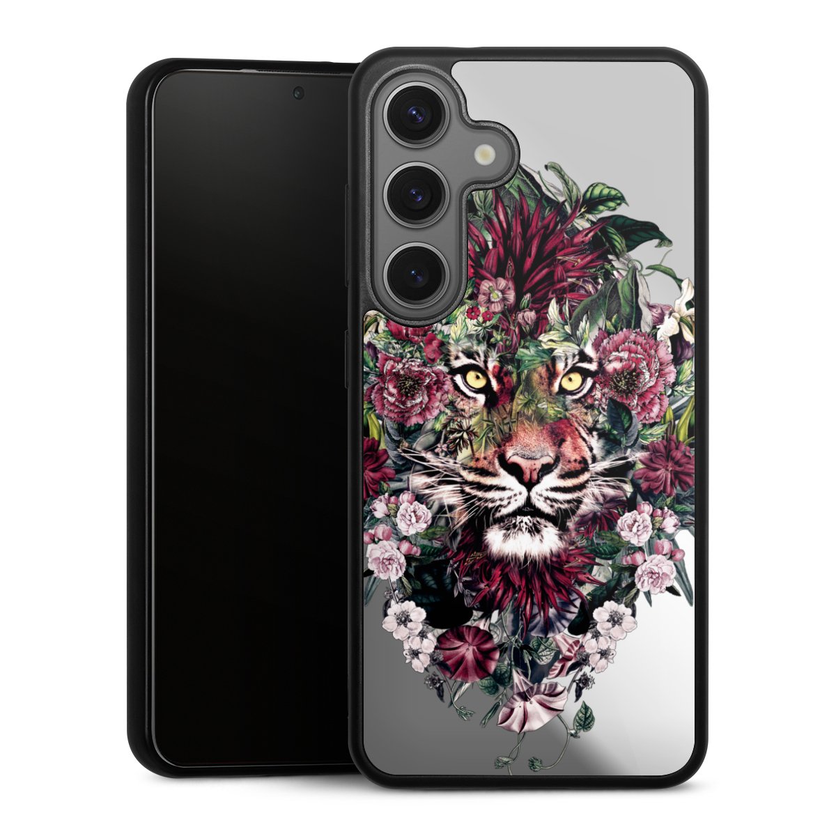 Floral Tiger zonder Achtergrond