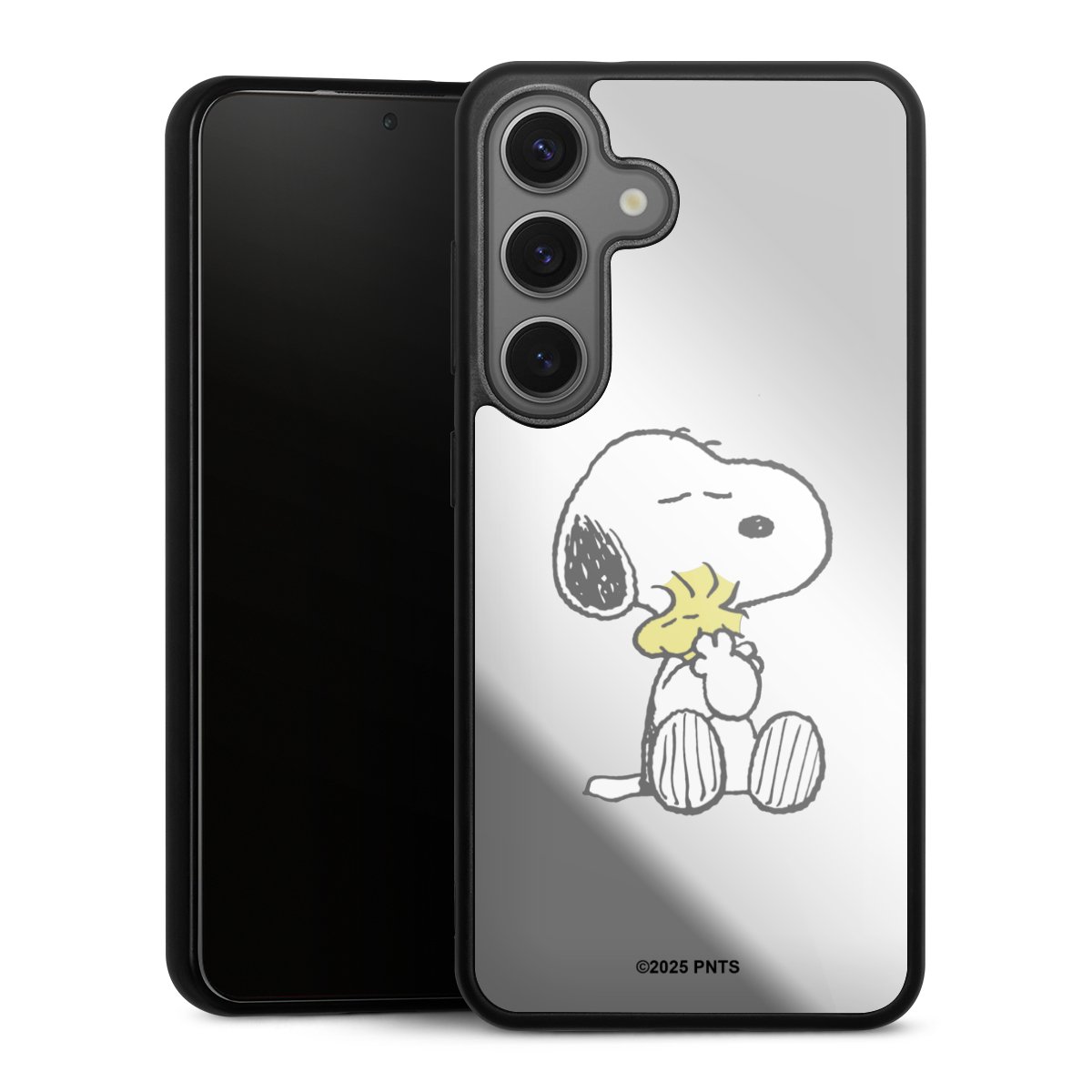 Snoopy And Woodstock Cuddling transparent