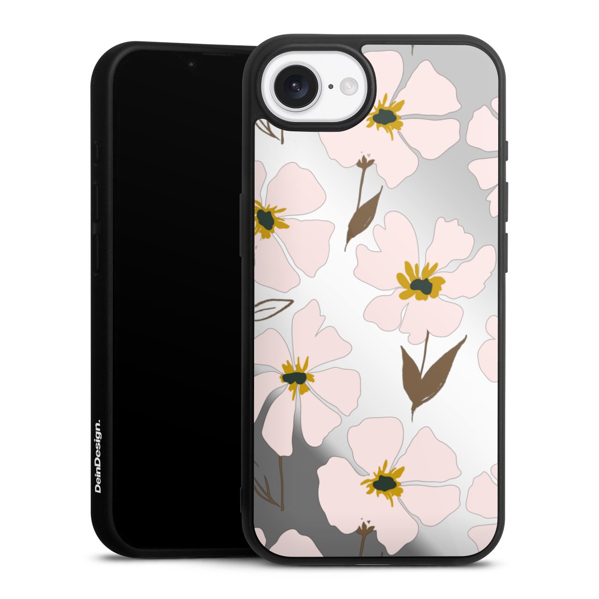 Simple Pastell Flowers Rose Transparent