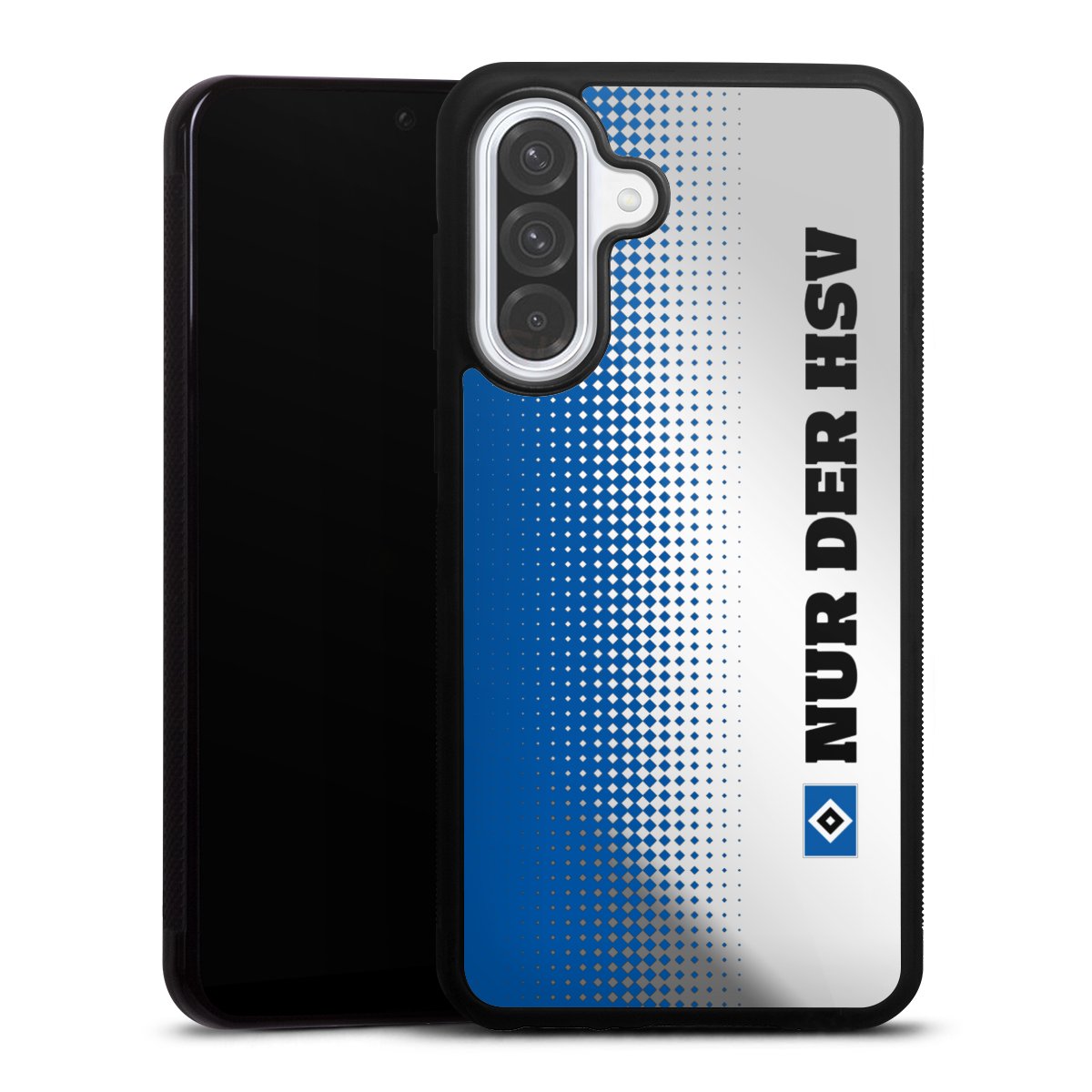 Nur der HSV - Rautenraster Blau - ohne Hintergrund