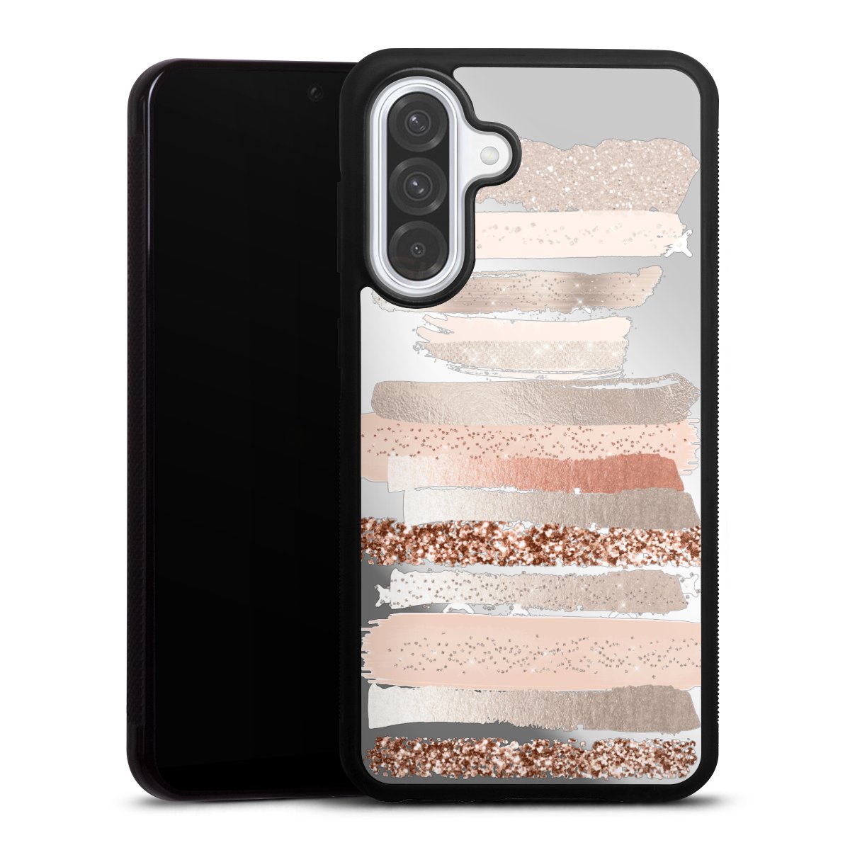 Stripes Glitterlook Roze