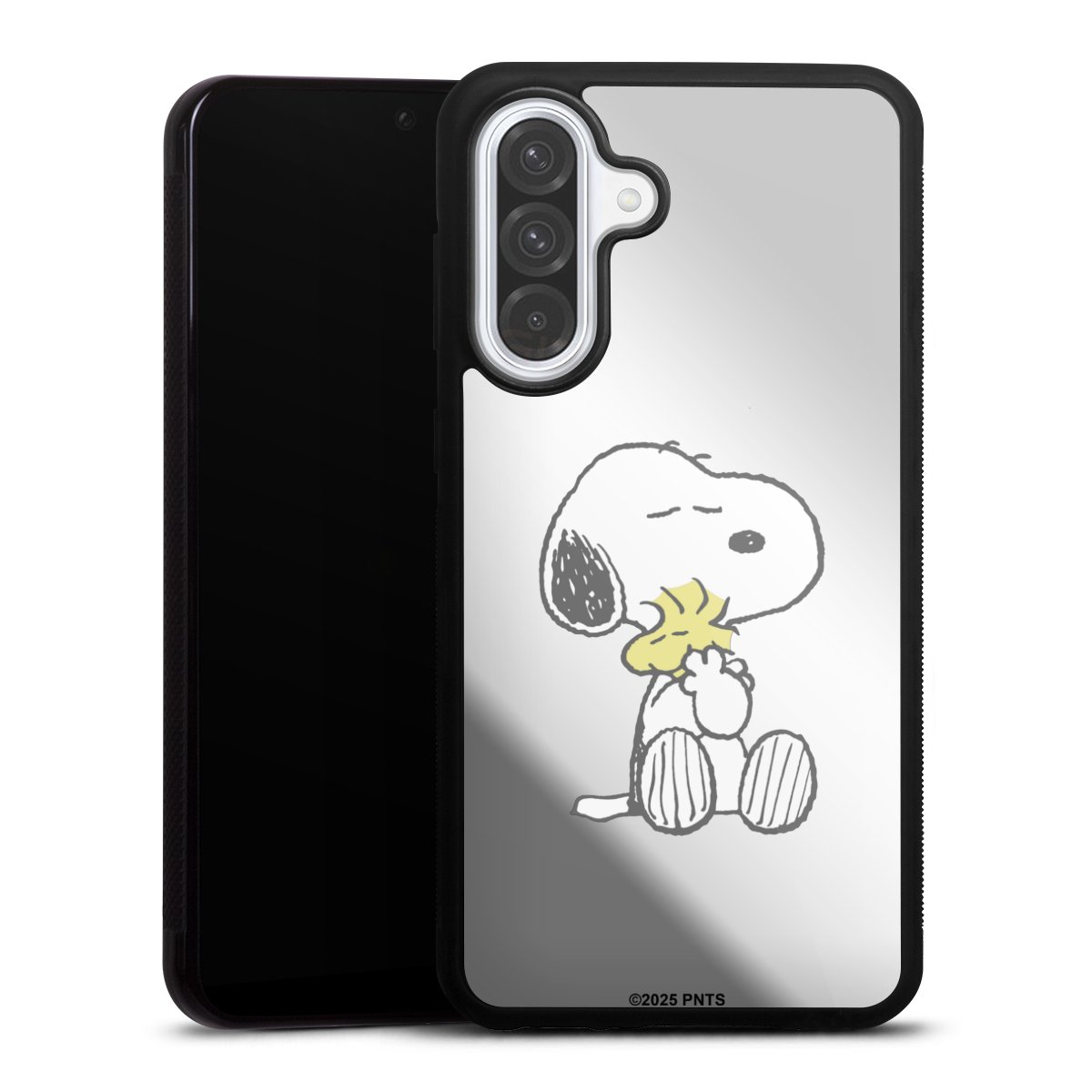 Snoopy And Woodstock Cuddling transparent