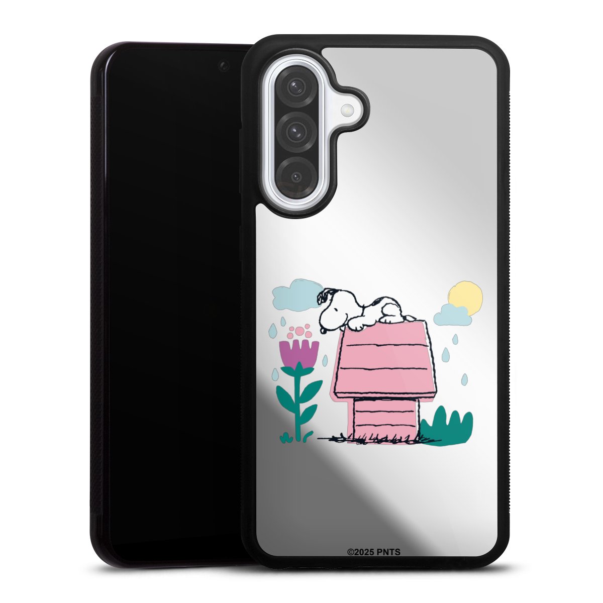 Snoopy Hundehütte Frühling transparent
