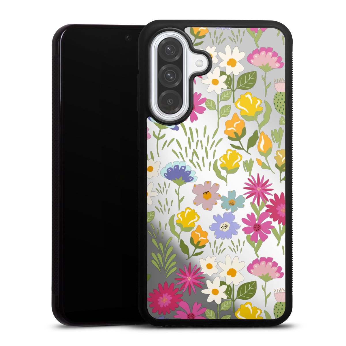Summer Flowers Pattern Transparent