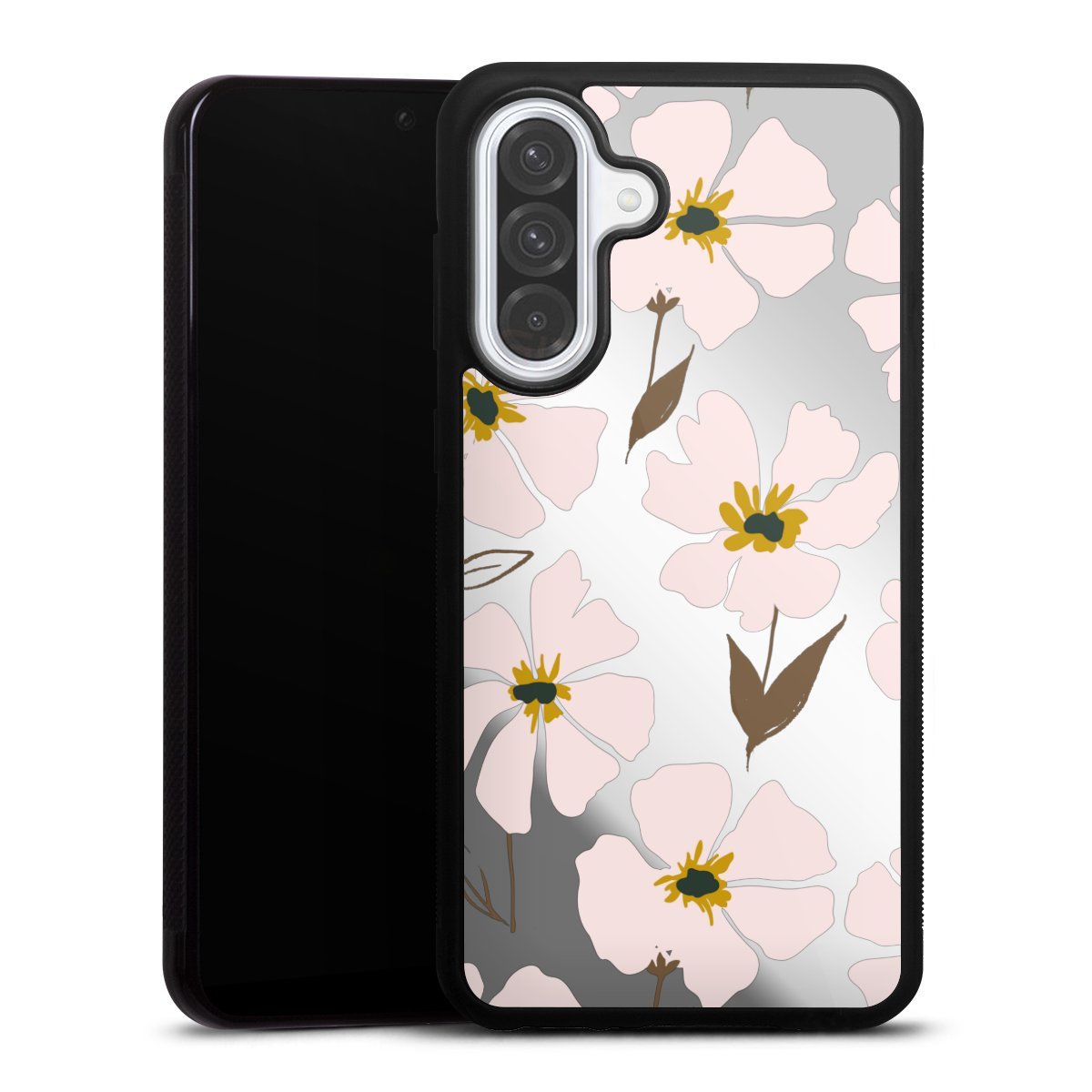Simple Pastell Flowers Rose Transparent