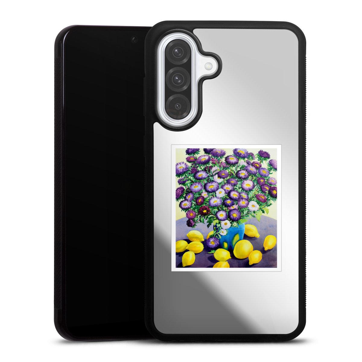 Purple Asters and Lemons by Christopher Ryland