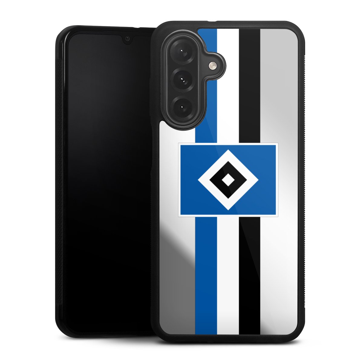 HSV Streifen - Blau-Weiß-Schwarz - ohne Hintergrund