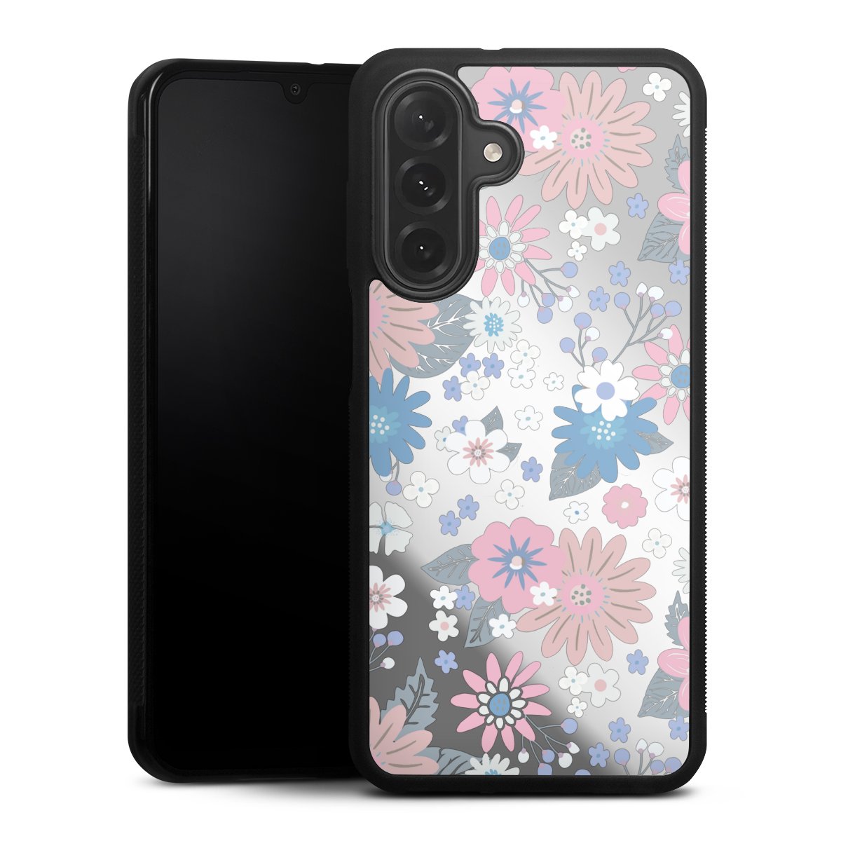 Wildflower Pattern Illustration Pastell Transparent