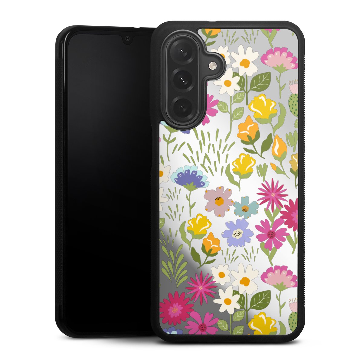 Summer Flowers Pattern Transparent