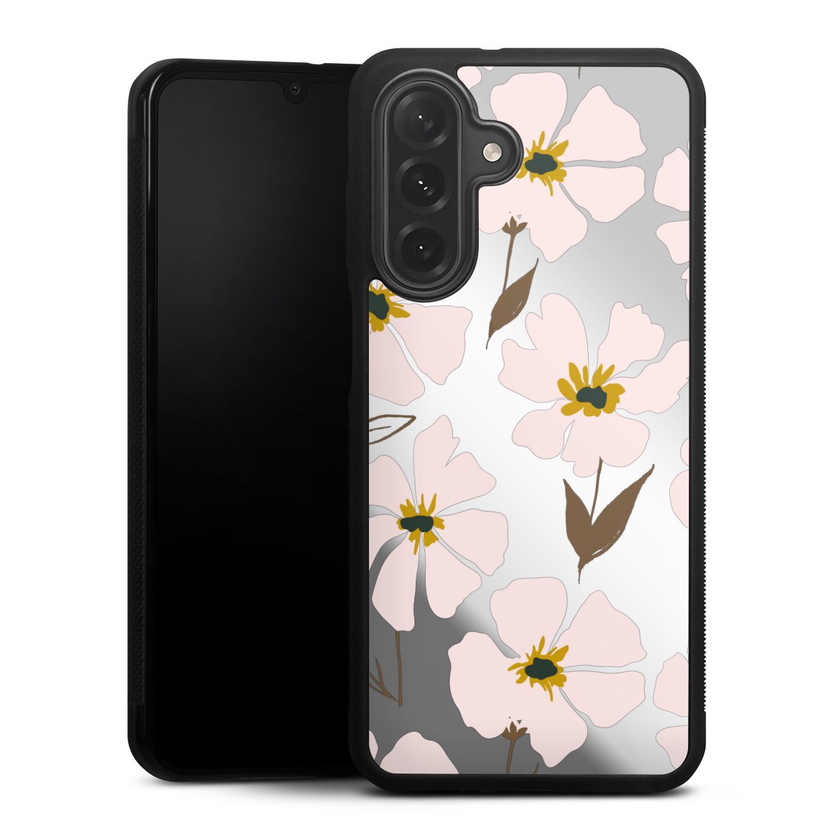 Simple Pastell Flowers Rose Transparent