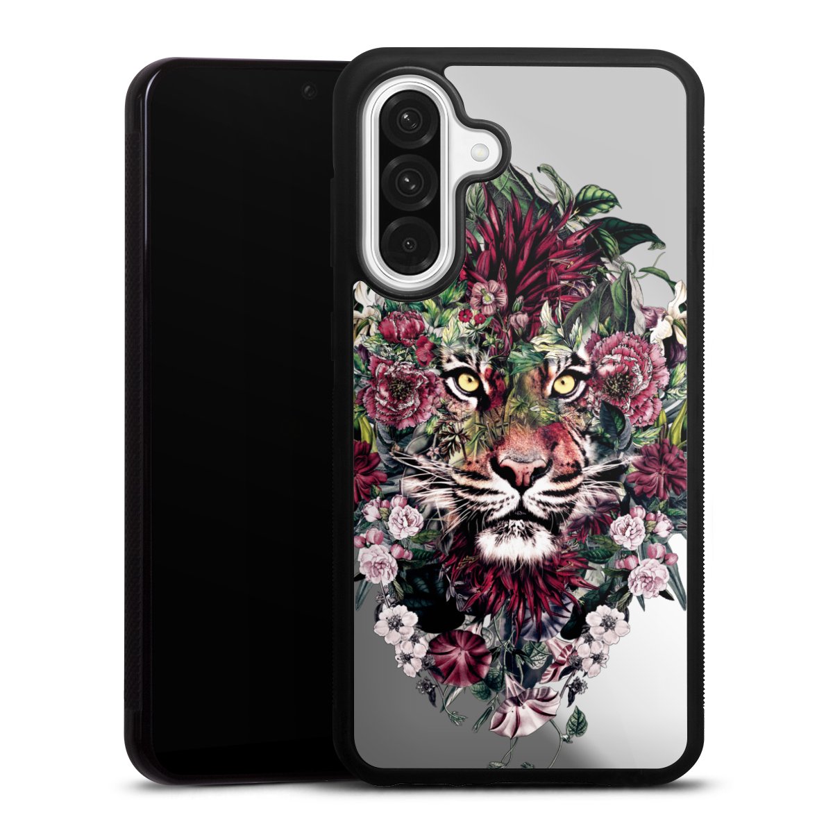 Tigre floral sans fond