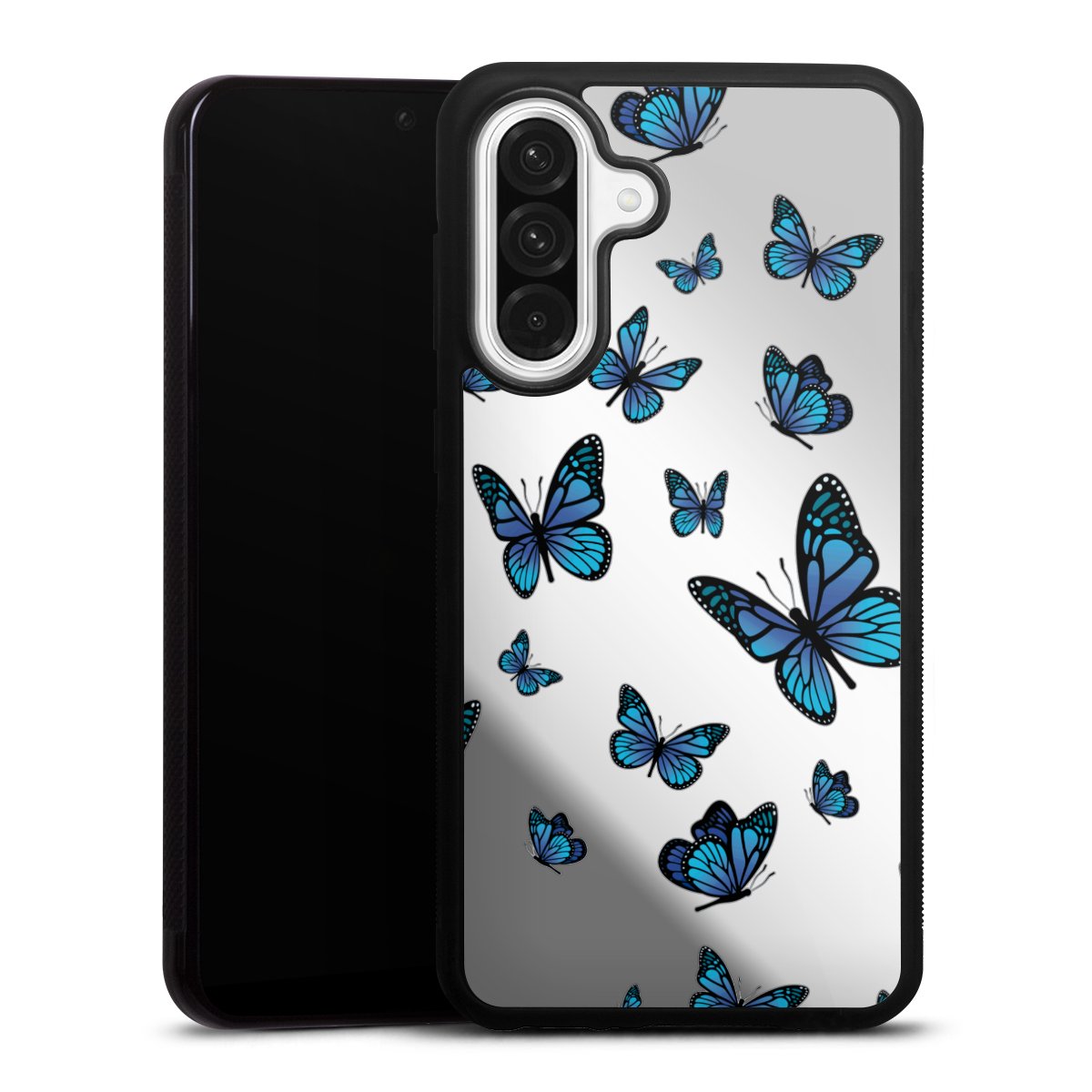 Motif papillon transparent