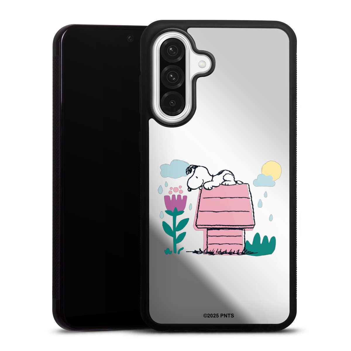 Snoopy Hundehütte Frühling transparent