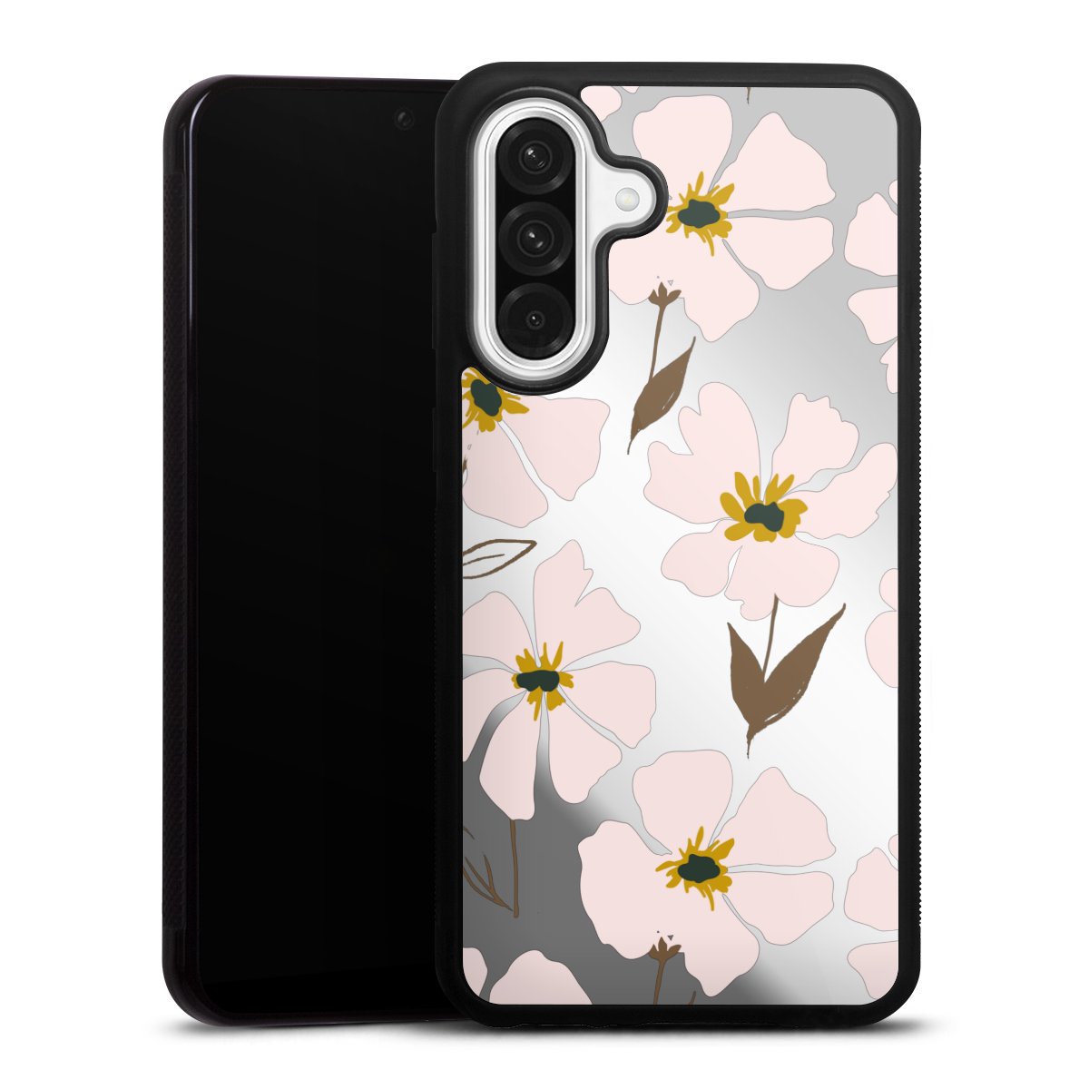 Simple Pastell Flowers Rose Transparent