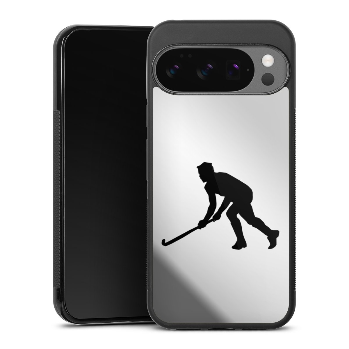Hockey giocatore trasparente