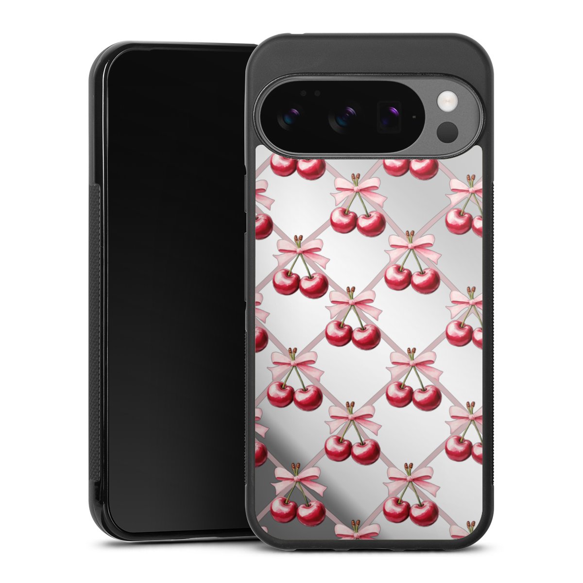 Fiocchi Rosa e Ciliegie con IA