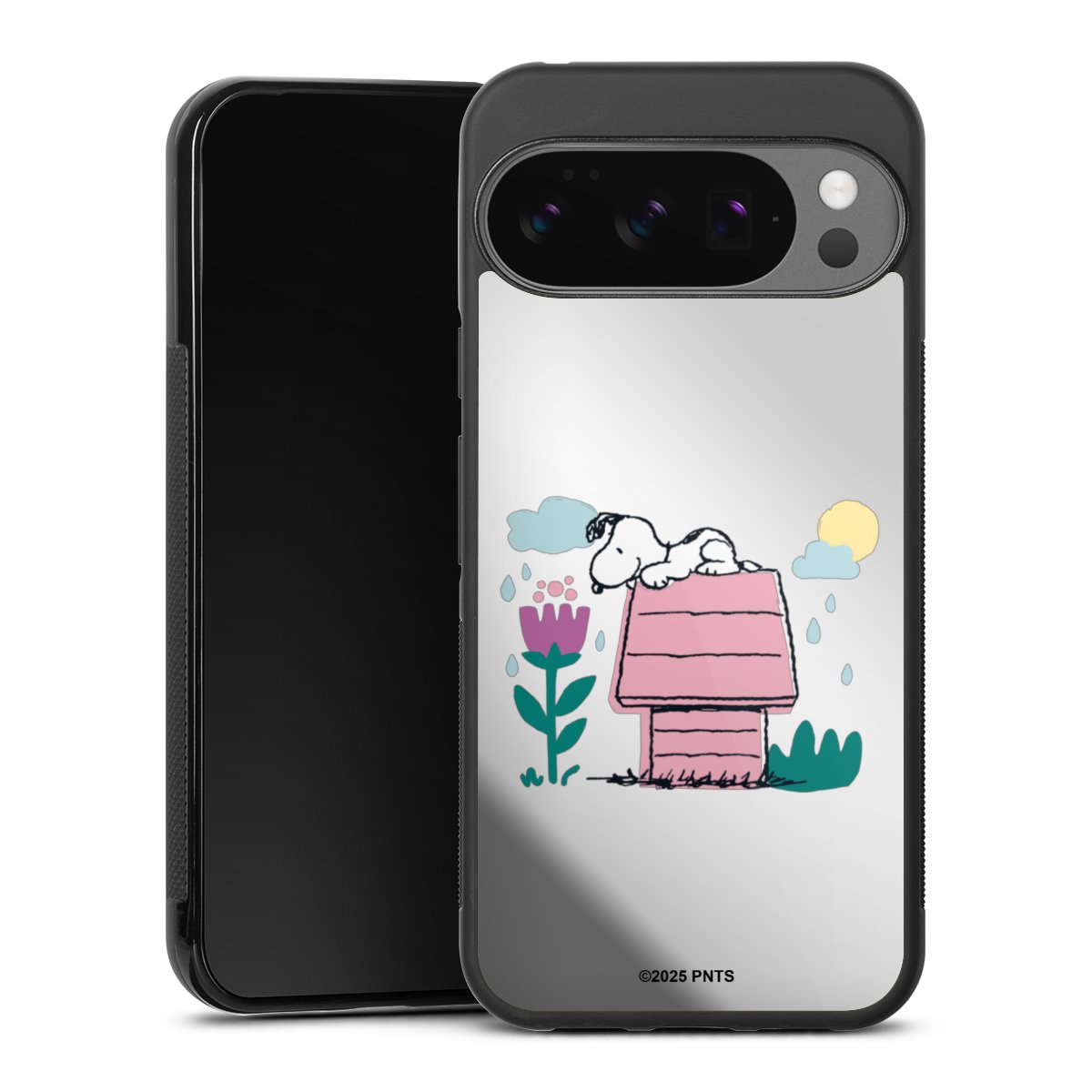 Snoopy Chenil Printemps transparent