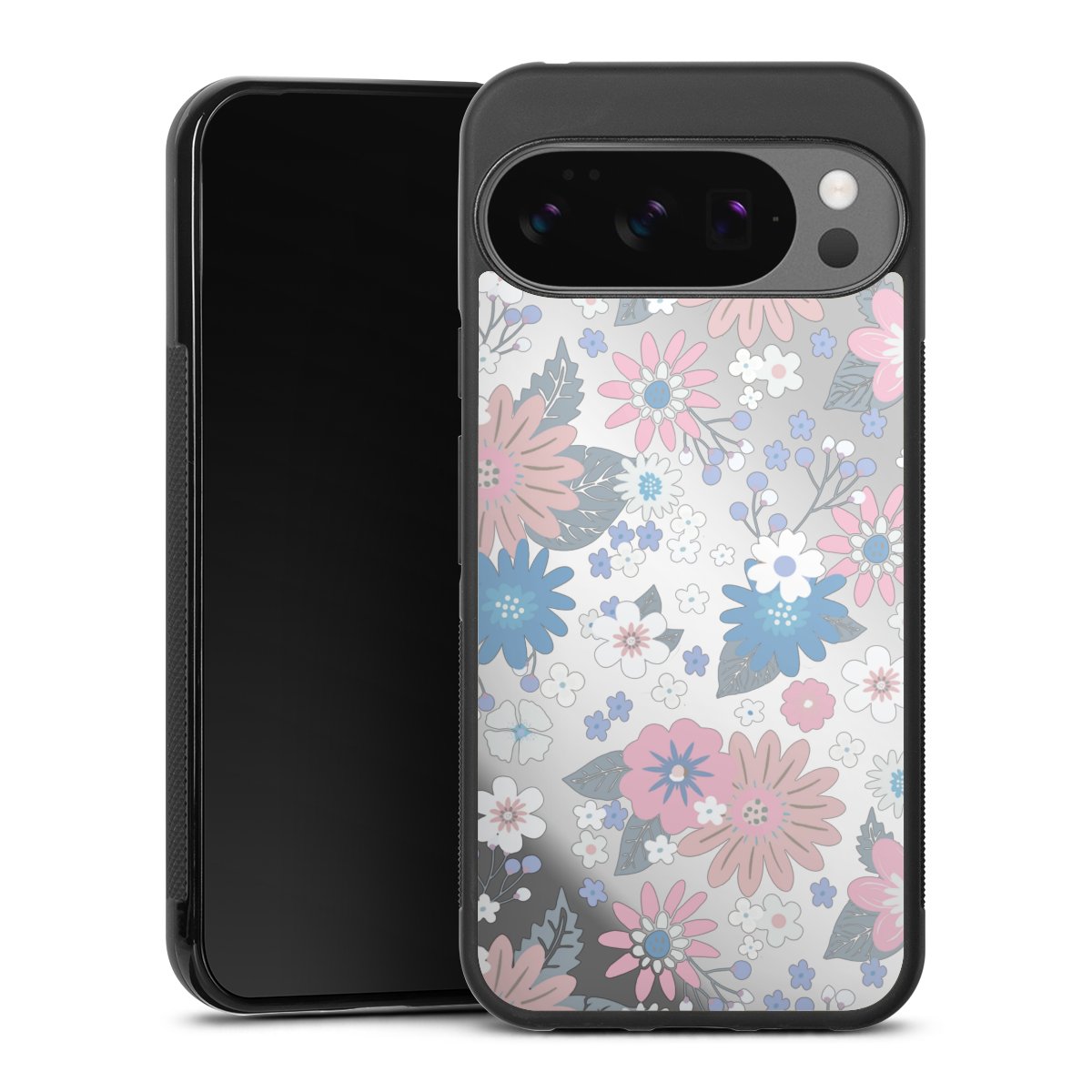 Wildflower Pattern Illustration Pastell Transparent