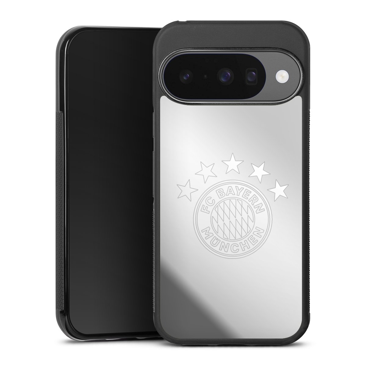 FCB Logo einfarbig mit Sternen - ohne Hintergrund