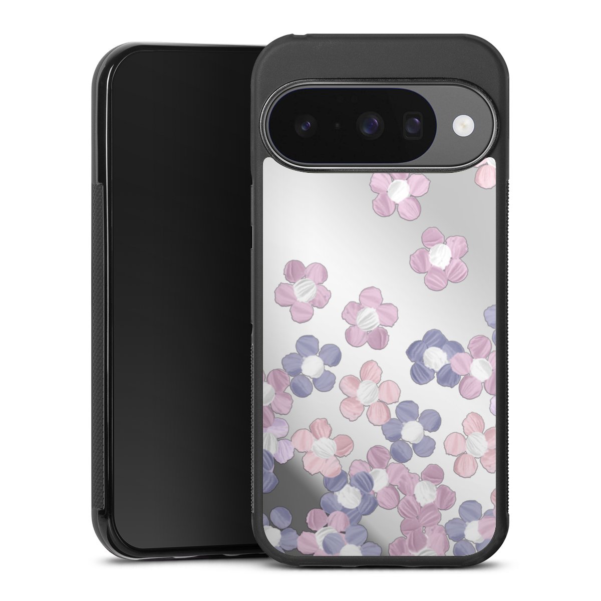 Fleurs simples transparentes