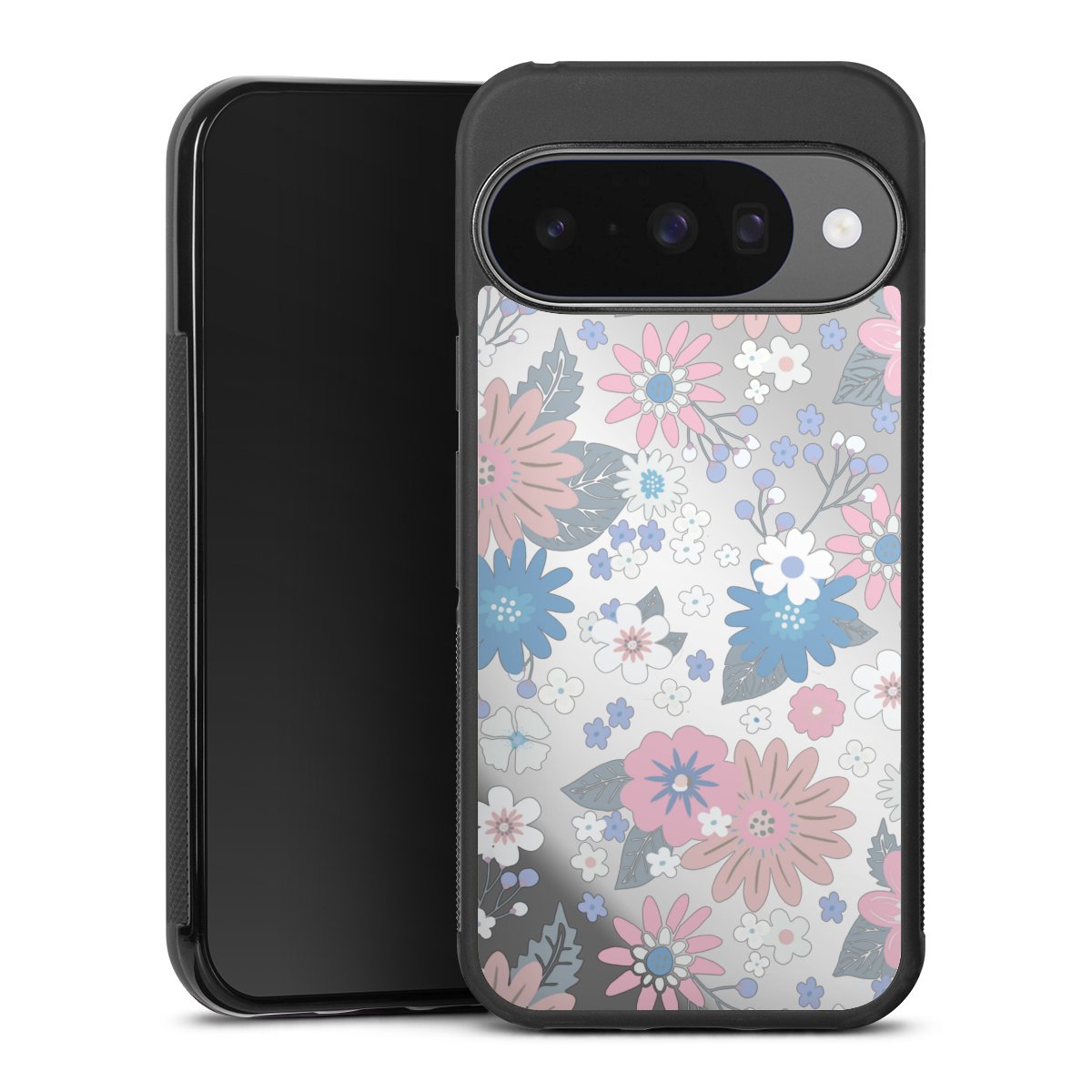 Wildflower Pattern Illustration Pastell Transparent