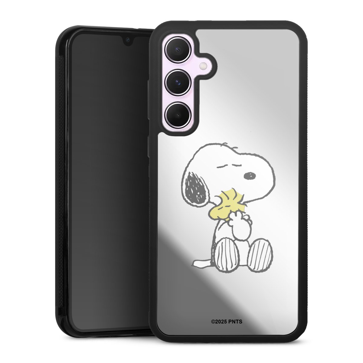 Snoopy And Woodstock Cuddling transparent